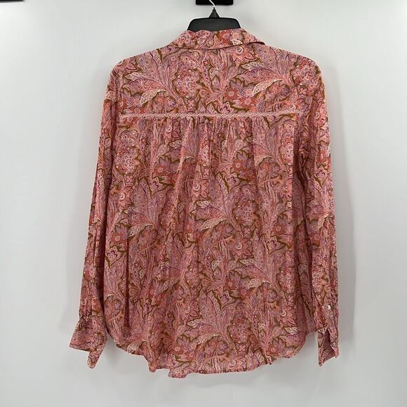 Sundance Poppy Bloom Pullover Shirt - Orange/Purple - Medium - Picture 7 of 7